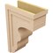Ekena Millwork 11"W x 22"D x 33"H Classic Highland Rough Cedar Woodgrain TimberThane Corbel, Primed Tan CORUR11X22X33HLDRCPR - alternate 5